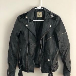 UNIF Spiked Leather Jacket